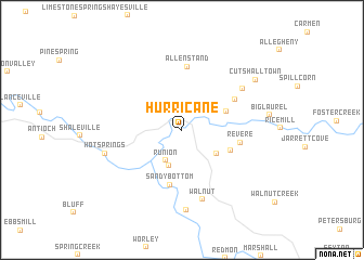 map of Hurricane