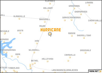 map of Hurricane