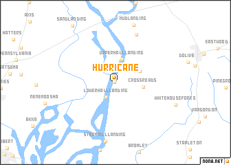 map of Hurricane