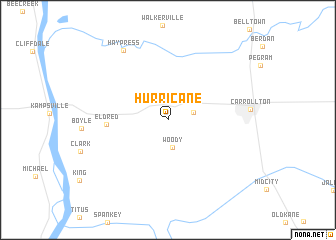 map of Hurricane