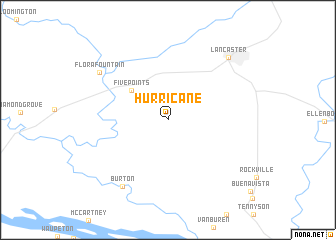 map of Hurricane