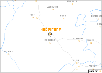 map of Hurricane