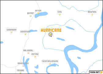 map of Hurricane