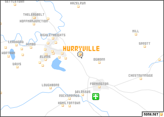 map of Hurryville