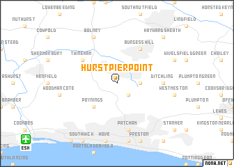 map of Hurstpierpoint
