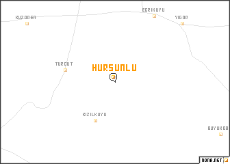 map of Hursunlu