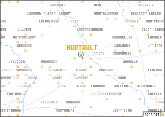 map of Hurtault