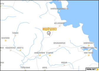 map of Huruiki