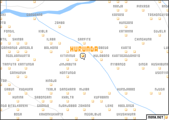 map of Hurunda