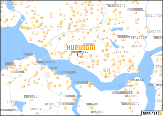 map of Hurŭng-ni