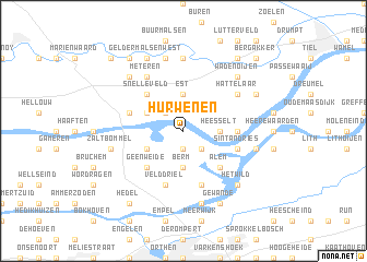 map of Hurwenen