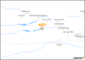 map of Hury