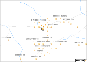 map of Hūr