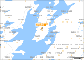 map of Husaby