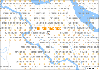 map of Husaindānga