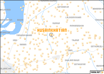 map of Husain Khatiān