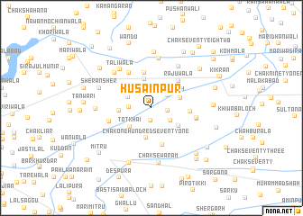 map of Husainpur