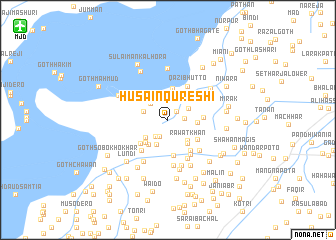 map of Husain Qureshi