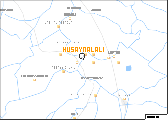 map of Ḩusayn al ‘Alī