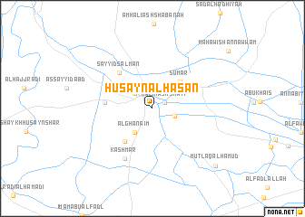 map of Ḩusayn al Ḩasan