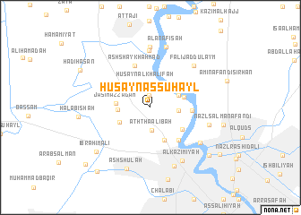 map of Ḩusayn as Suhayl