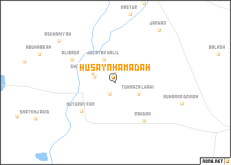 map of Ḩusayn Ḩamādah