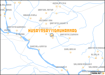 map of Ḩusayn Sayyid Muḩammad