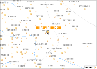 map of Ḩusayn ‘Umrān