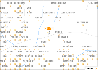 map of Husa