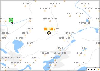 map of Husby