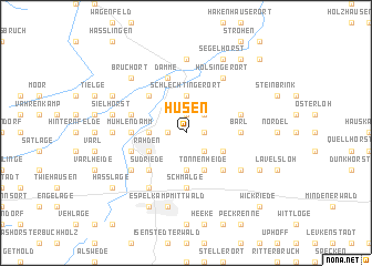 map of Husen