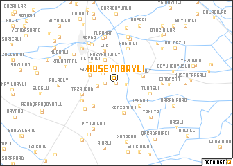 map of Huseynbǝyli