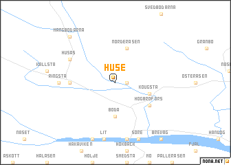 map of Huse