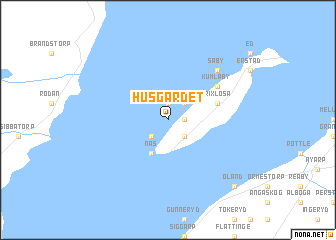 map of Husgärdet