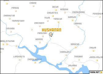 map of Hushan\