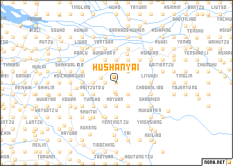 map of Hu-shan-yai