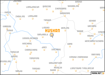 map of Hushan