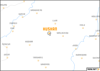 map of Hushan