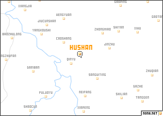 map of Hushan