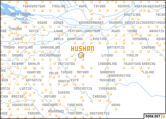 map of Hu-shan