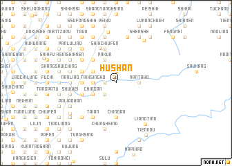 map of Hu-shan