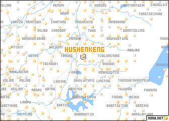 map of Hu-shen-k\