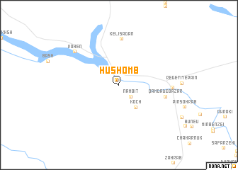 map of Hūshomb