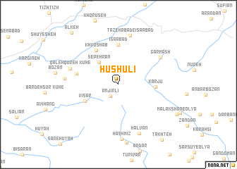 map of Hūshūlī