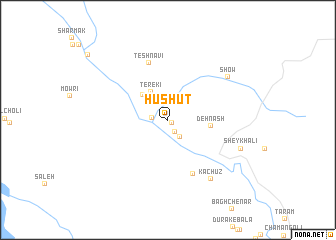map of Hūshūt
