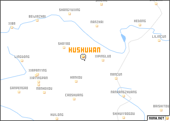 map of Hushuwan