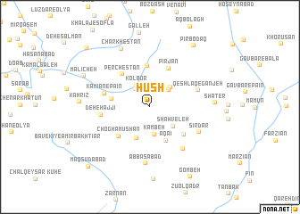 map of Hūsh