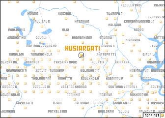 map of Husiargāti