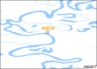 map of Huslia