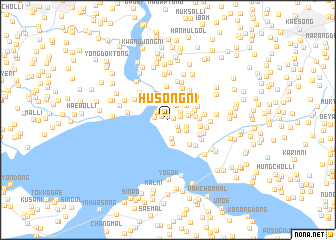 map of Husŏng-ni